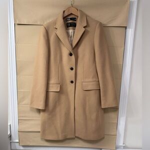 Zara Manteco Women's Classic Camel Coat